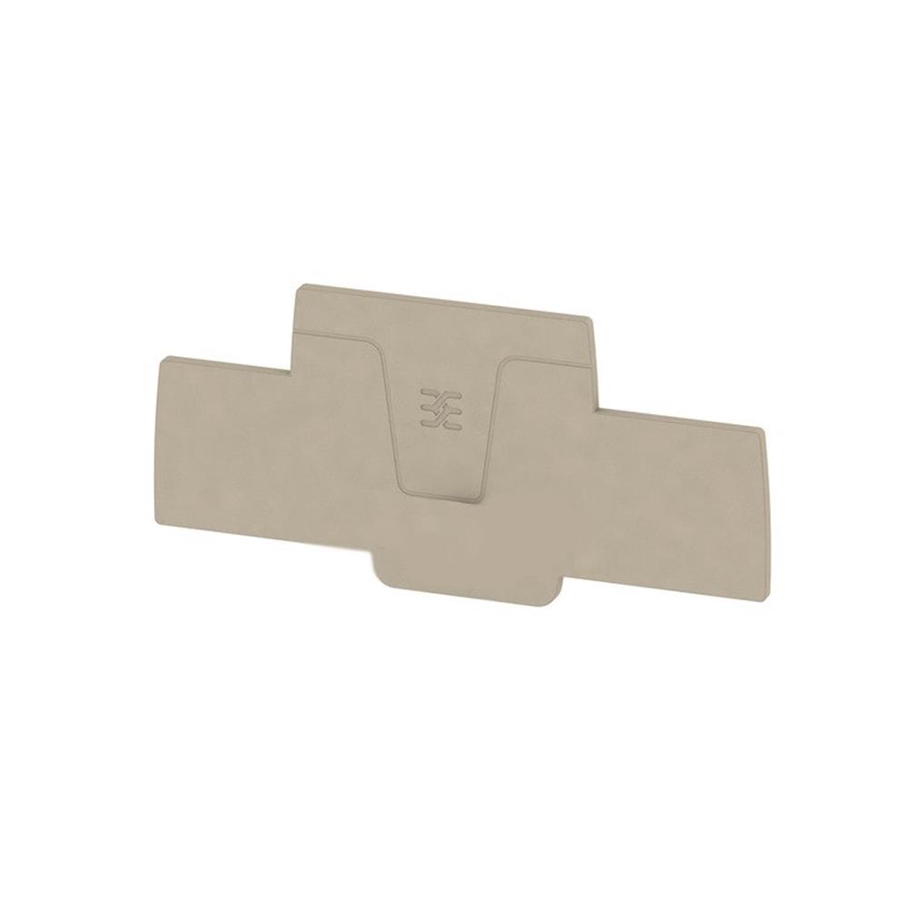 Weidmüller AEP 2T 4 End plate - 4 mm², Beige