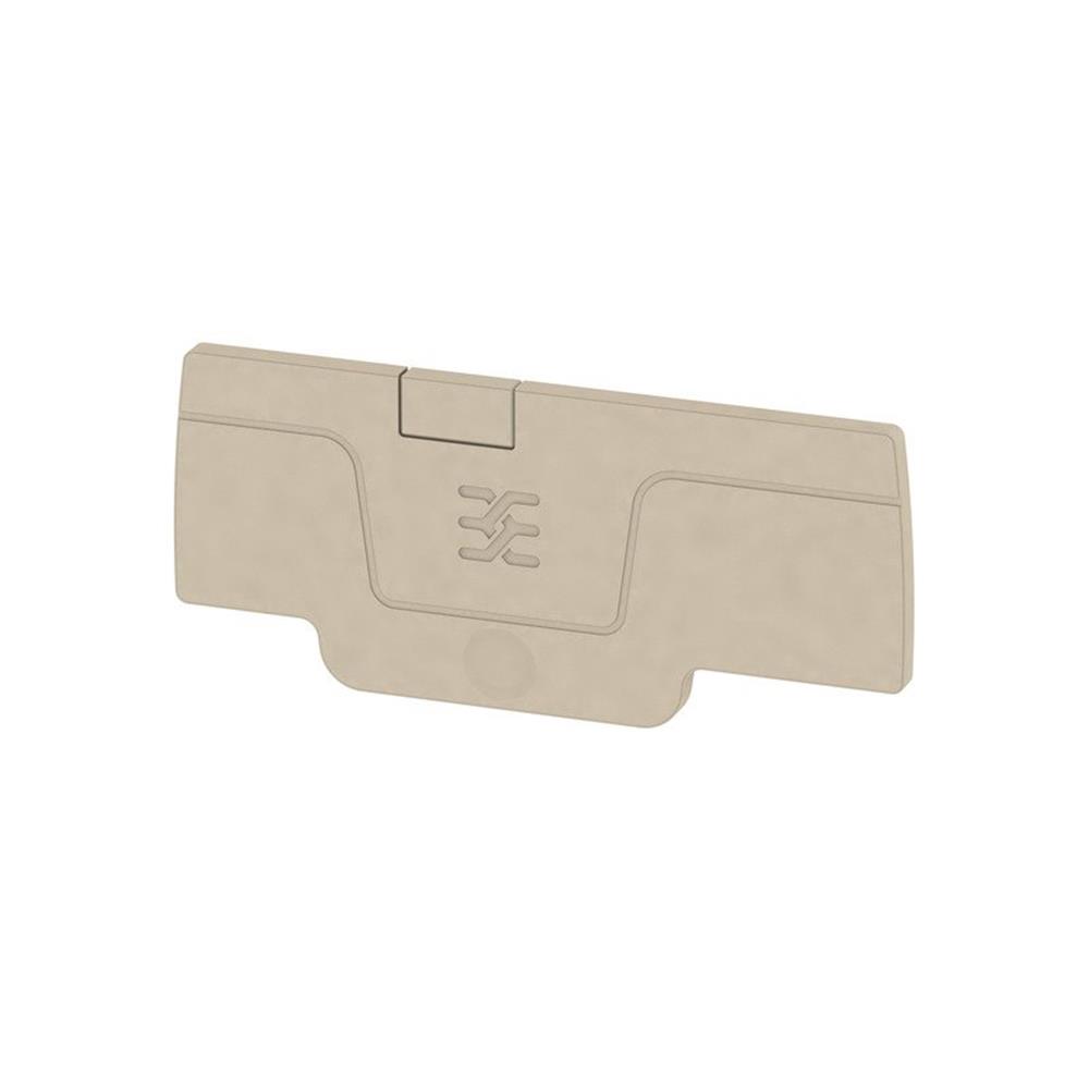 Weidmüller AEP 3C 1,5 End plate - 1,5 mm², Beige