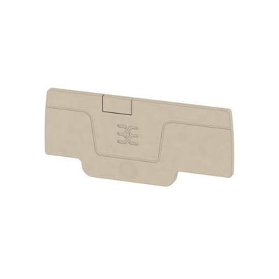 Weidmüller AEP 3C 1,5 End plate - 1,5 mm², Beige