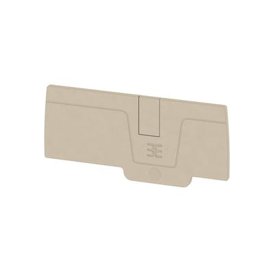 Weidmüller AEP 3C 6 End plate - 6 mm², Beige