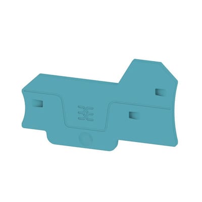 Weidmüller ALEP 3C 2,5 End plate - 2,5 mm², blue