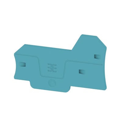 Weidmüller ALEP 3C 4 End plate - 4 mm², blue