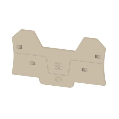 Weidmüller ALEP 4C 4 End plate - 4 mm², Beige