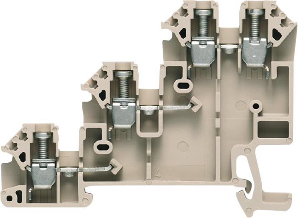 Weidmüller DLI 2,5 DB Actuator terminal - 2.5 mm², Beige, Screw connection