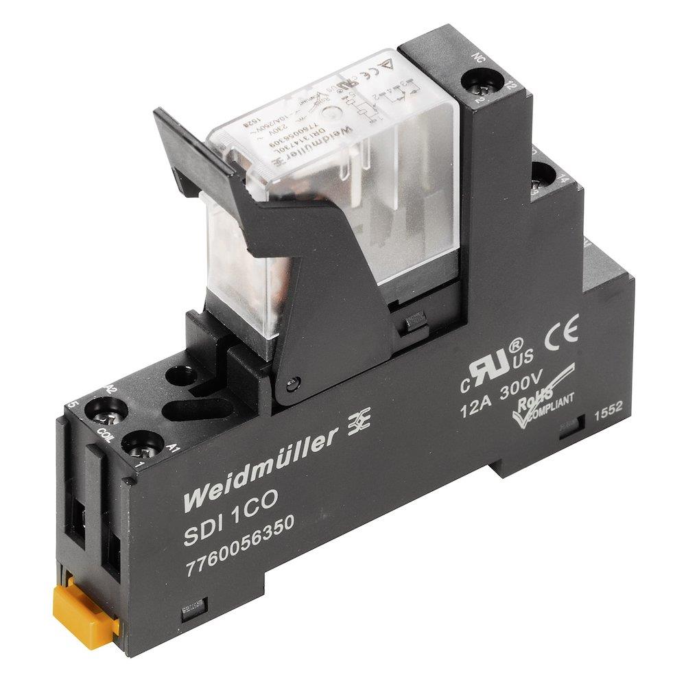 Weidmüller DRIKIT Plug-in Relay with LED - DRIKIT, 115V, 10A, 1CO