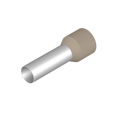 Weidmüller H35,0/39 BE Terminal Tube - 35 mm², Insulated, PP-Cu ( Polypropylene / copper ), Beige