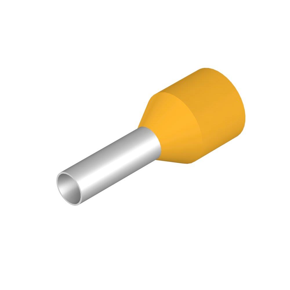Weidmüller H6,0/23X GE SV Terminal Tube - 6 mm², Insulated, PP-Cu ( Polypropylene / copper ), yellow