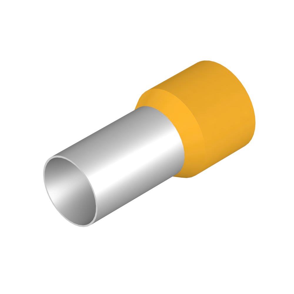 Weidmüller H70,0/37 GE Terminal Tube - 70 mm², Insulated, PP-Cu ( Polypropylene / copper ), yellow