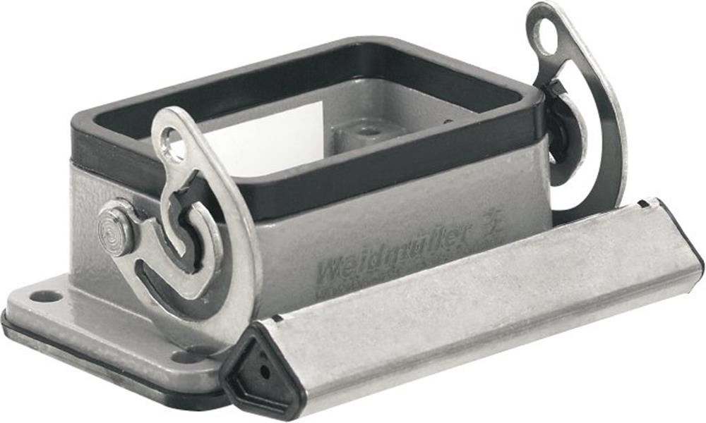 Weidmüller HDC 06B ALUMINIUM Chassis housing - 3, Aluminium, grey, 0