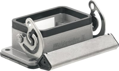 Weidmüller HDC 06B ALUMINIUM Chassis housing - 3, Aluminium, grey, 0