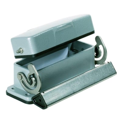 Weidmüller HDC 16A ADLU Chassis housing - 5, Aluminium, grey, 0