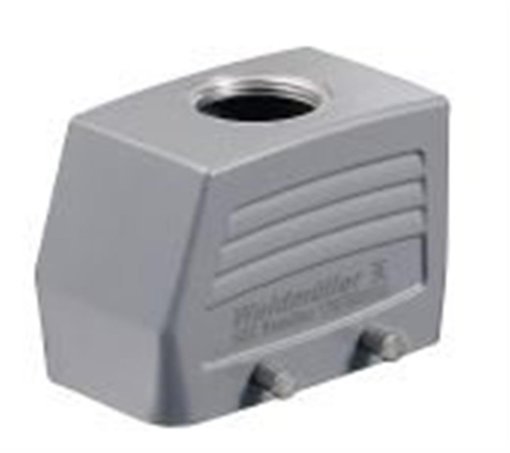 Weidmüller HDC 24D TOBU Plug housing - 4, Aluminium, grey, 1 x M25