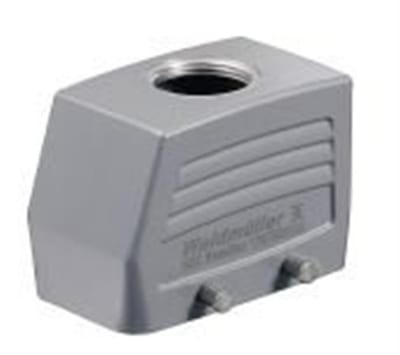 Weidmüller HDC 24D TOBU Plug housing - 4, Aluminium, grey, 1 x M25