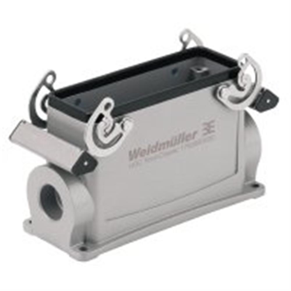 Weidmüller HDC 64D SBU Socket housing - 8, Aluminium, grey, 1 x M32