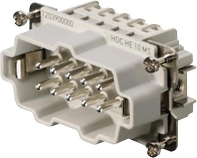 Weidmüller HDC HE 10 MS Multi-plug insert - 10P, 4, Han
