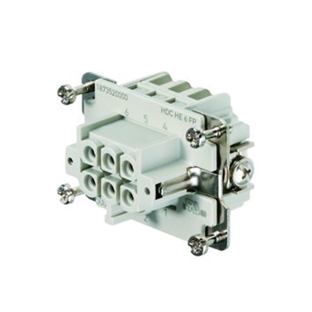 Weidmüller HDC HE 6 FP Multi-plug insert - 6P, 3, Female