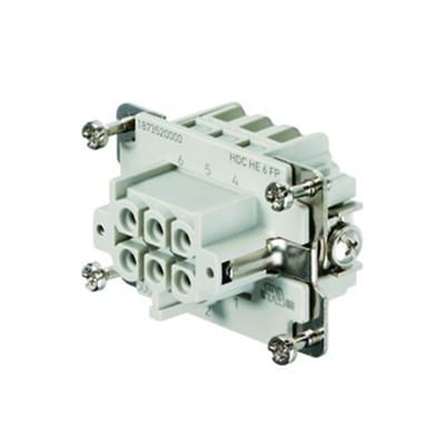 Weidmüller HDC HE 6 FP Multi-plug insert - 6P, 3, Female