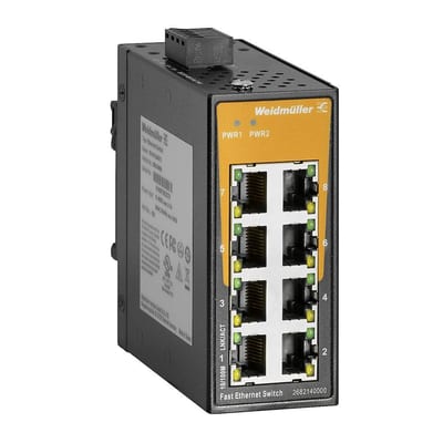 Weidmüller IE-SW-EL08 Network Switch - IE-SW-EL08-8TX