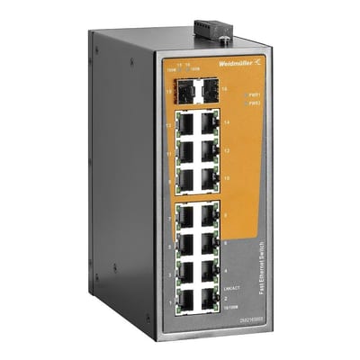 Weidmüller IE-SW-EL16 Network Switch - IE-SW-EL16-14TX-2FESFP