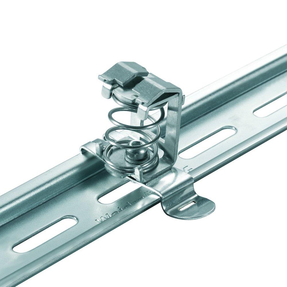 Weidmüller KLBUE 4-13.5 FM4 Shield clamp - grey, Spring connection