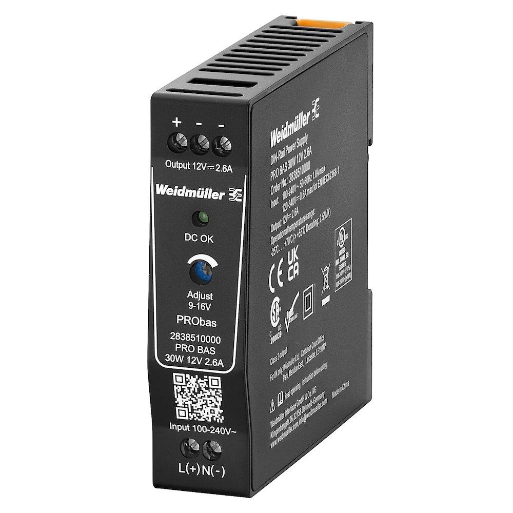 Weidmüller PRObas Power Supply - PRObas, 230, 12, 2,6A, 1PCS
