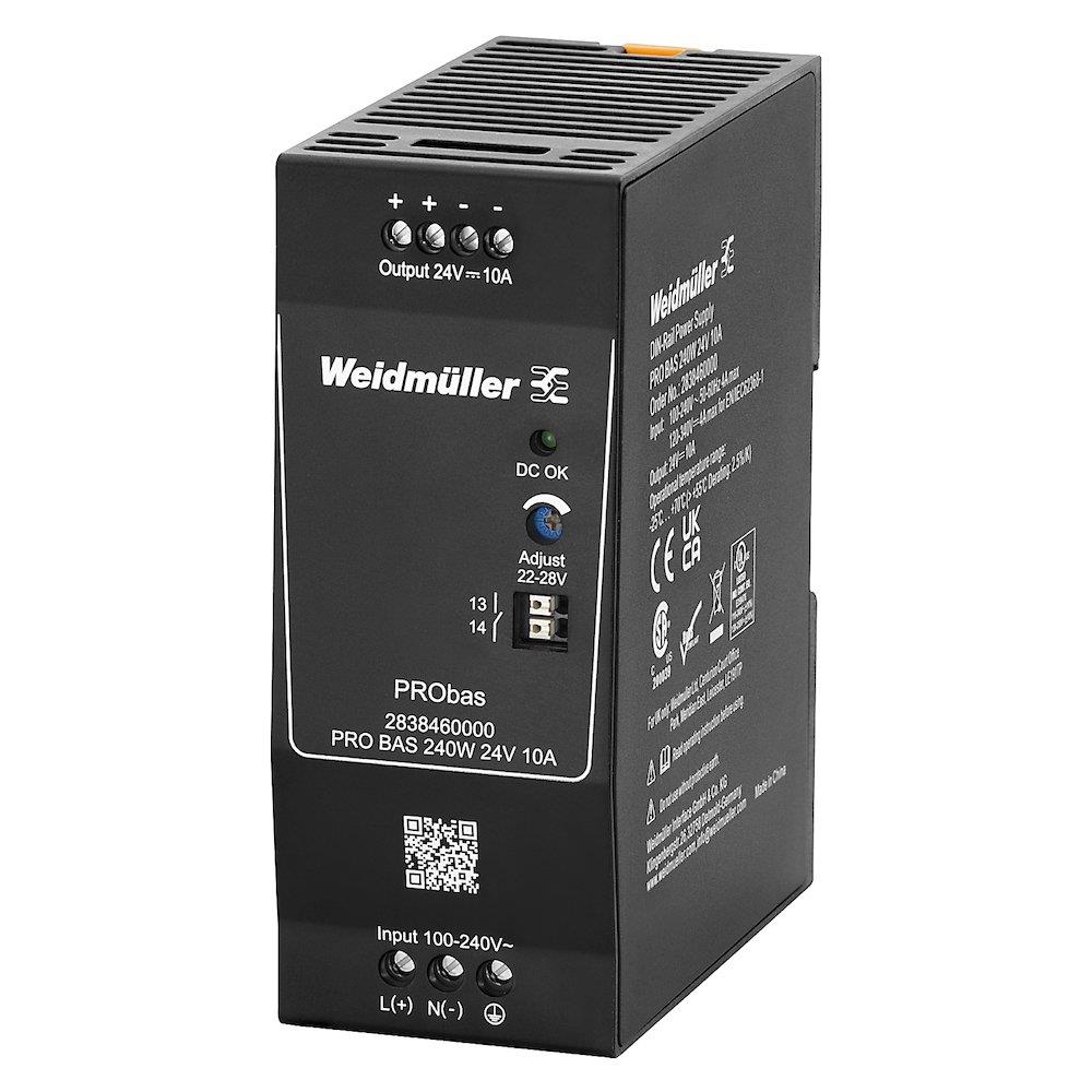 Weidmüller PRObas Power Supply - PRObas, 230, 48, 5A, 1PCS