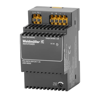 Weidmüller PROinsta Power Supply - PROinsta, 230, 24, 1,3A, 1PCS