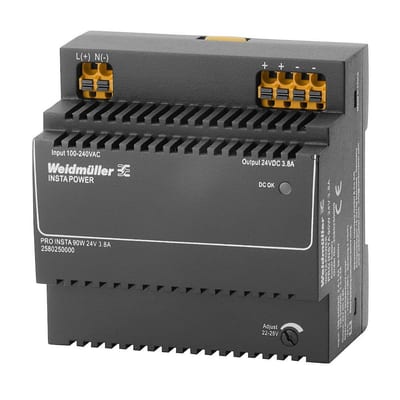 Weidmüller PROinsta Power Supply - PROinsta, 230, 24, 3,8A, 1PCS