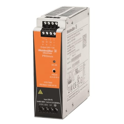 Weidmüller PROmax 3 Power Supply - PROmax, 400, 24, 5A, 3PCS