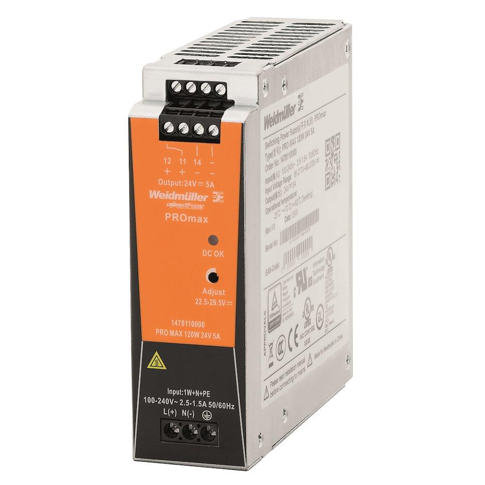 Weidmüller PROmax Power Supply - PROmax, 230, 12, 10A, 1PCS