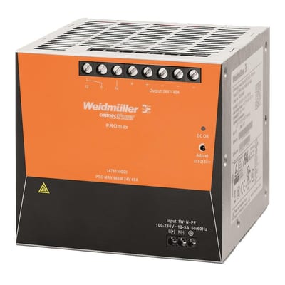 Weidmüller PROmax Power Supply - PROmax, 230, 48, 20A, 1PCS