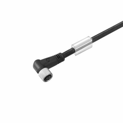 Weidmüller SAIL-M8BW-4 Sensor Cable - 4P, M8, Female angle, 5M, PUR-cable, black