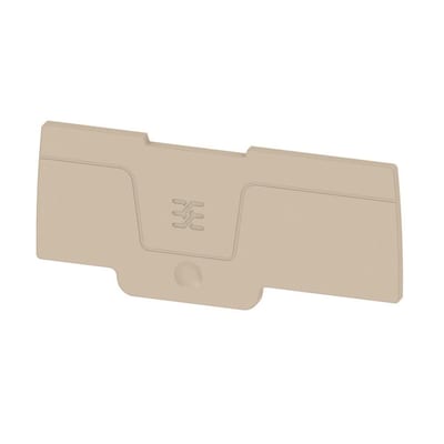 Weidmüller SEP S3C 4 End plate - 4 mm², Beige