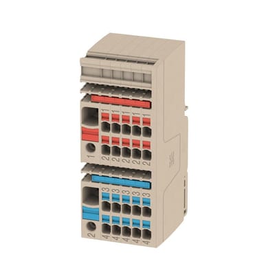 Weidmüller SET AAP14 10/2,5/10C Through Terminal - Push-in Connection, 2 Connections