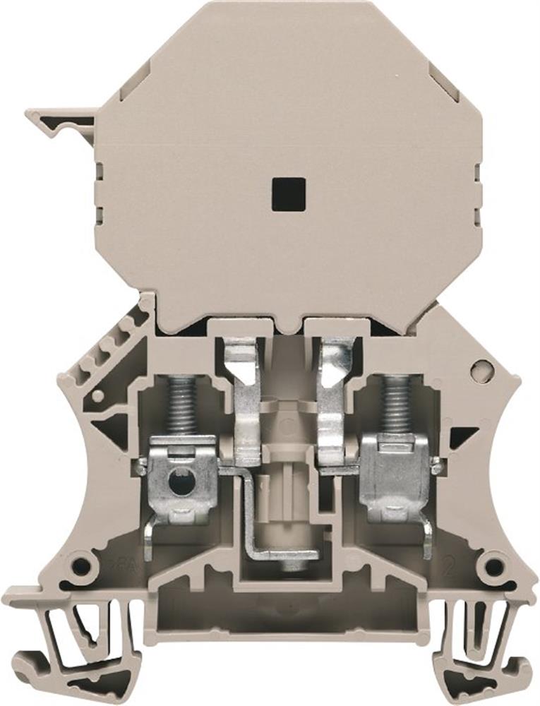 Weidmüller WSI 6/2/LD 250V AC Fuse terminal - 6 mm², Beige, Screw connection, 6,3X32MM
