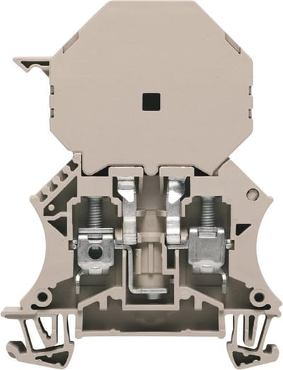 Weidmüller WSI 6/2/LD 250V AC Fuse terminal - 6 mm², Beige, Screw connection, 6,3X32MM