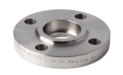 Weld flange with sleeve acid-resistant - 1 1/2", 150LBS, 40S, 48,3mm