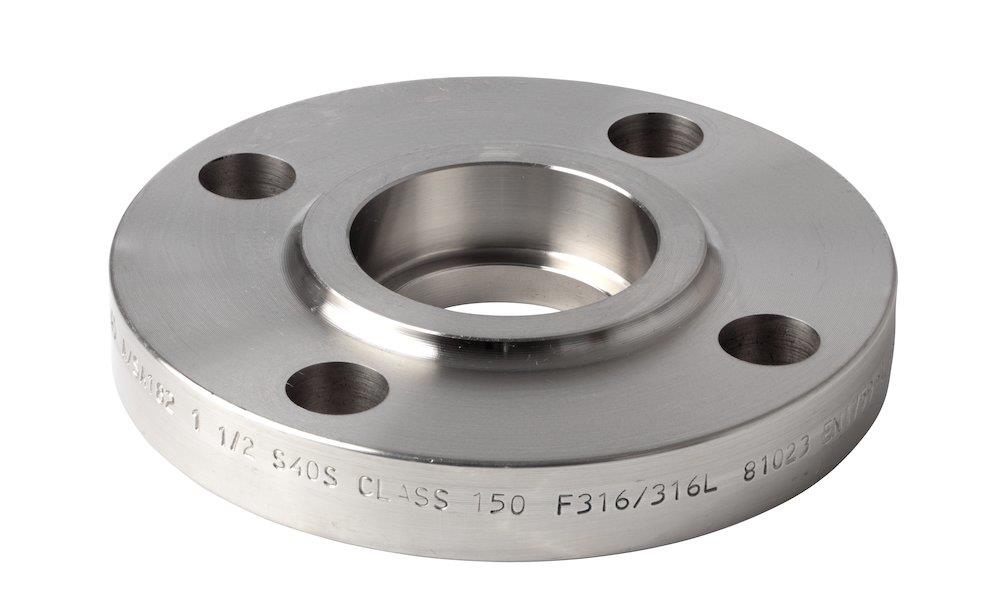 Weld flange with sleeve acid-resistant - 3", 150LBS, 40S, 88,9mm
