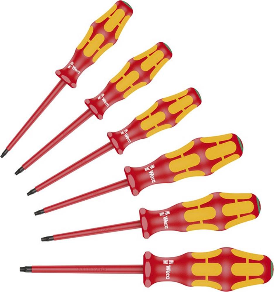 Wera 167 i/6 Screwdriver Set torx VDE 1000 Volt - 6PCS