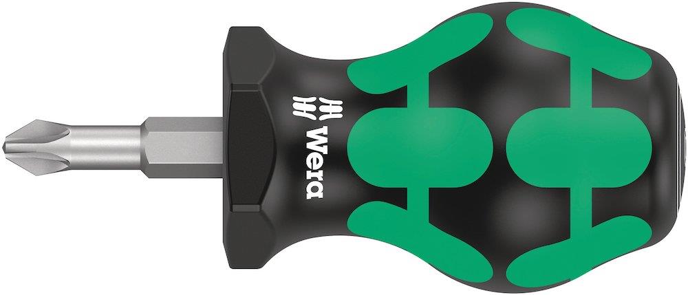 Wera 355 Stubby Screwdriver pozidriv - PZ2, 25mm
