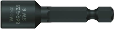 Wera 869/4M Magnetic Socket - 8mm, 50mm