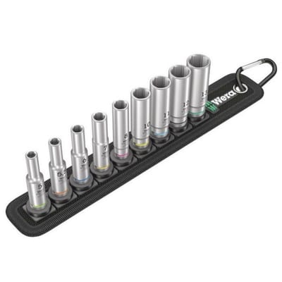 Wera Belt A Deep 6KT. - 9PCS, 1/4"
