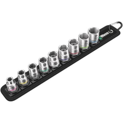 Wera BELT B4 Zyklop - 9PCS, 3/8"