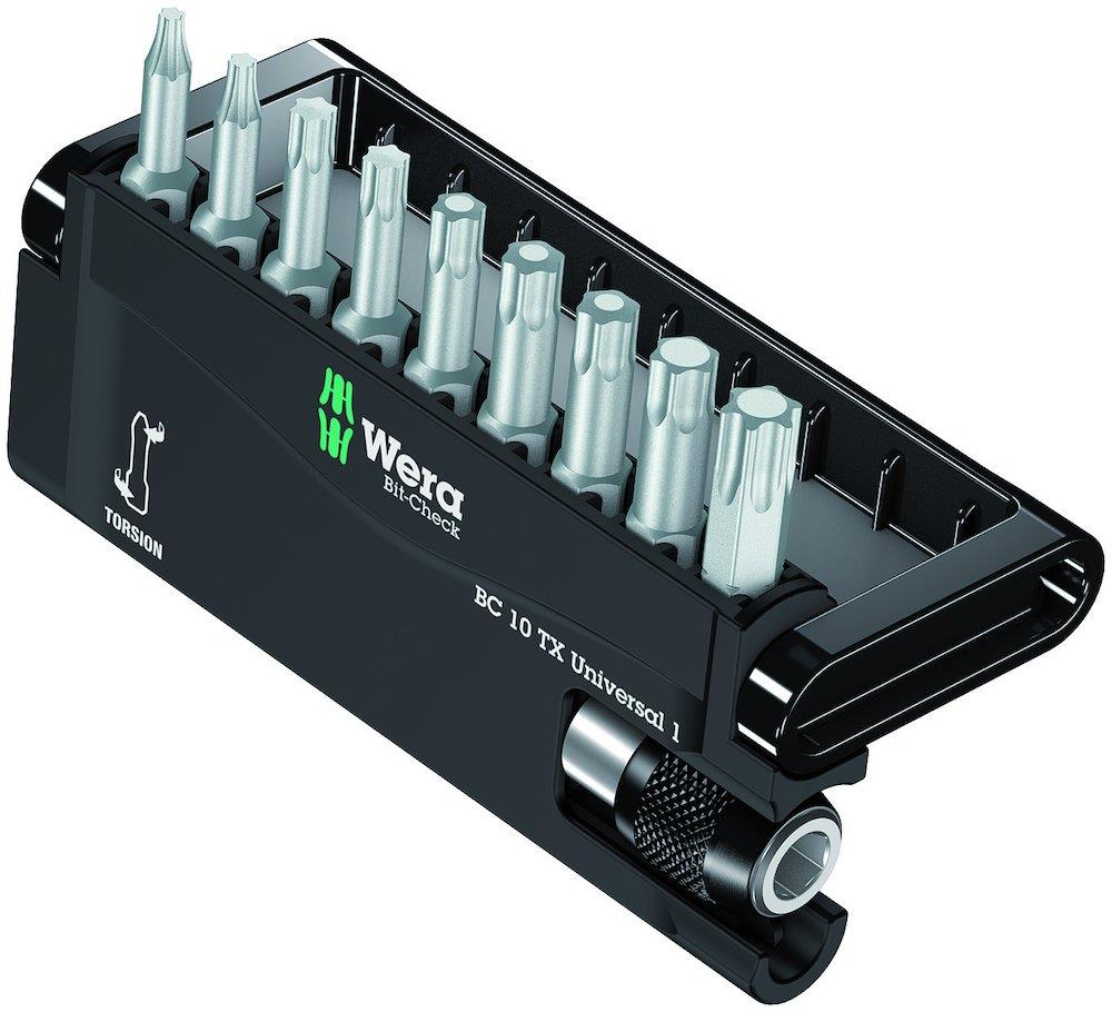 Wera Bit-Check 10 TX Universal 1 Bit Set - 10PCS, Torx