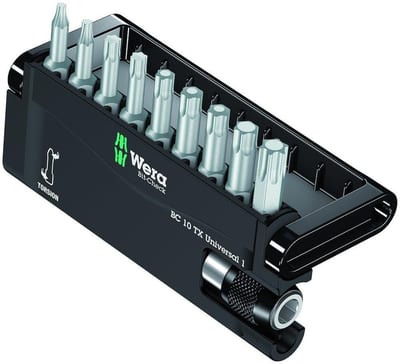 Wera Bit-Check 10 TX Universal 1 Bit Set - 10PCS, Torx