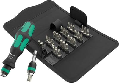 Wera KK 70 Universal Bit Set - 32 pcs, PH/PZ/TX/Hex Socket