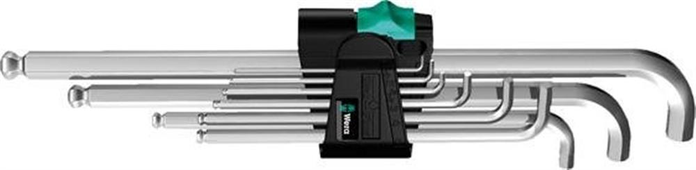 Wera PKLS/9 SM BM Hex Key Set short - 1,5-10 mm, 9PCS
