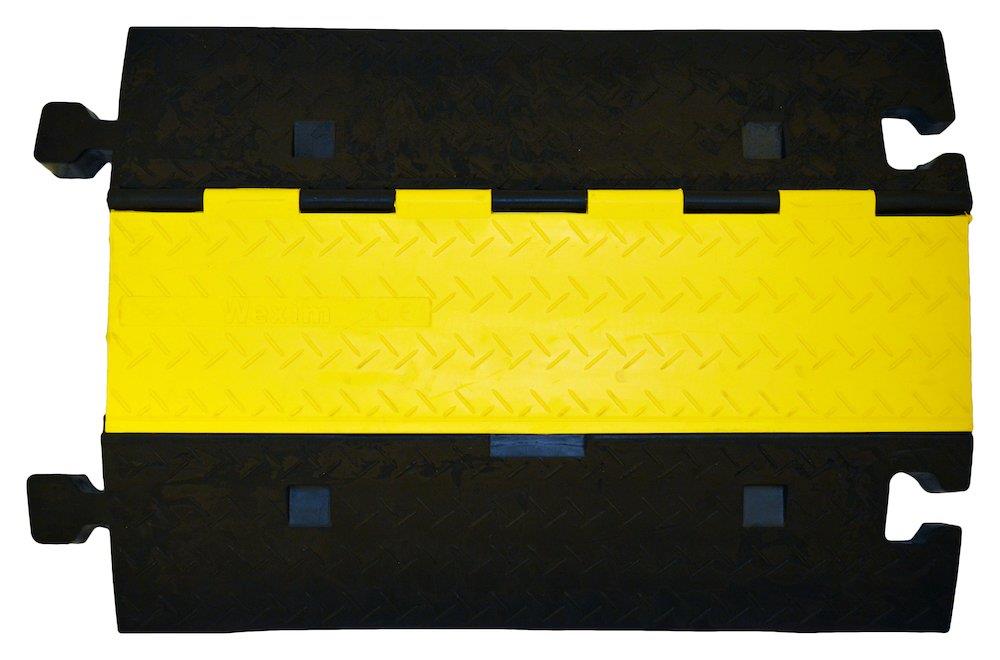 Wexim WKBHD2 Cable Bridge 2 channel - 105mm, 590mm, 800mm, black - yellow