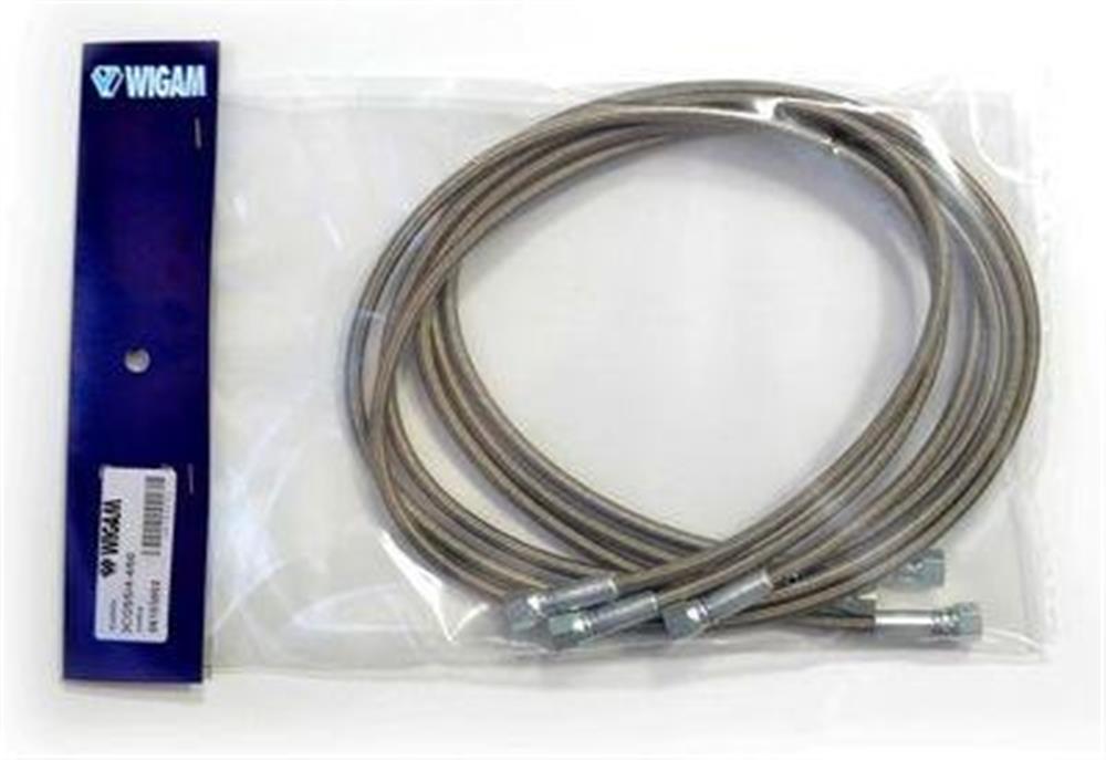 Wigam Service hose set CO2 - 1500mm, 1/4", 200bar, 3COSS/4-4/60