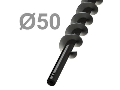 Woody Auger spiral with fixed shaft - 2000mm, 50mm